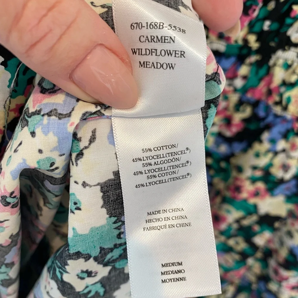 NWOT RAILS Carmen Smock Waist Sundress in Multi Floral Print - Picture 12 of 15